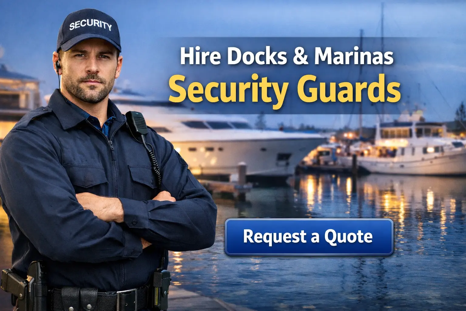 Hire Marina Security Guard Services