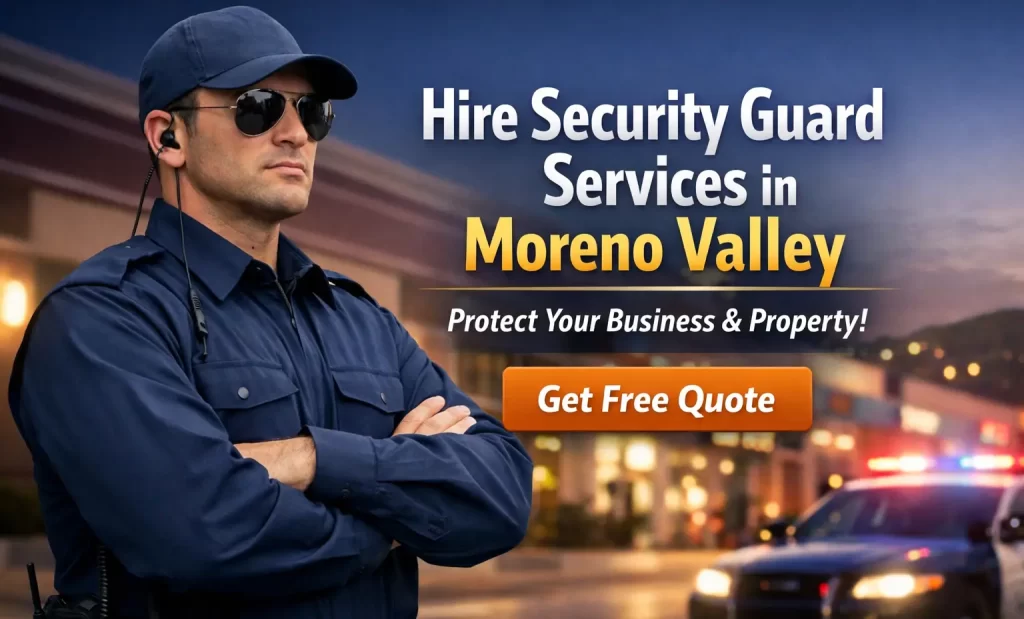 Hire Security Guards in Moreno Valley