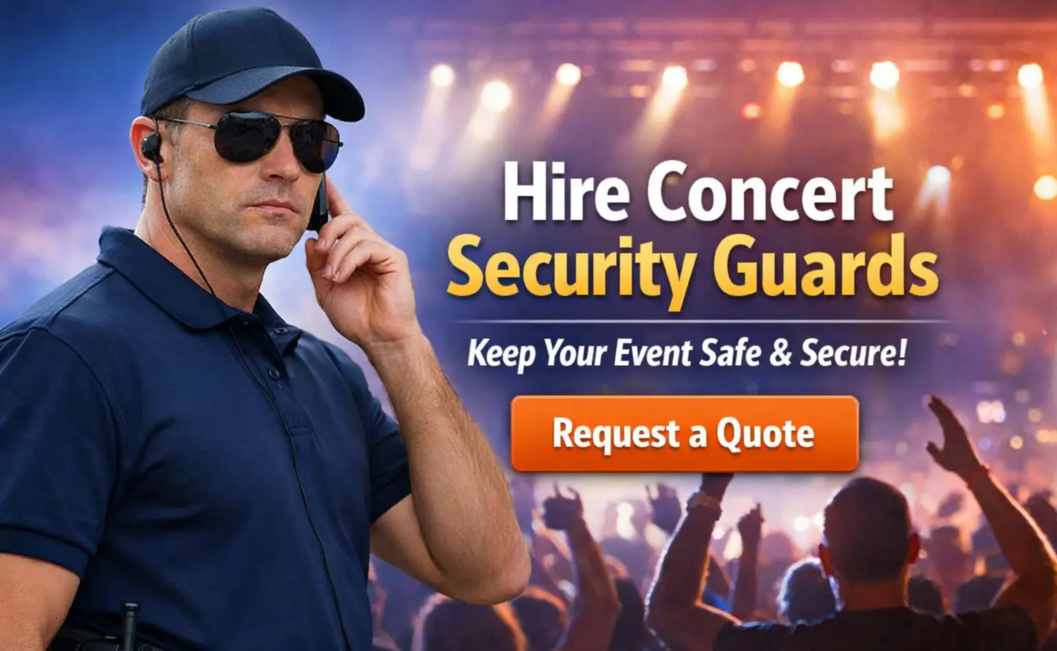 Hire Concert Security Guard Services 